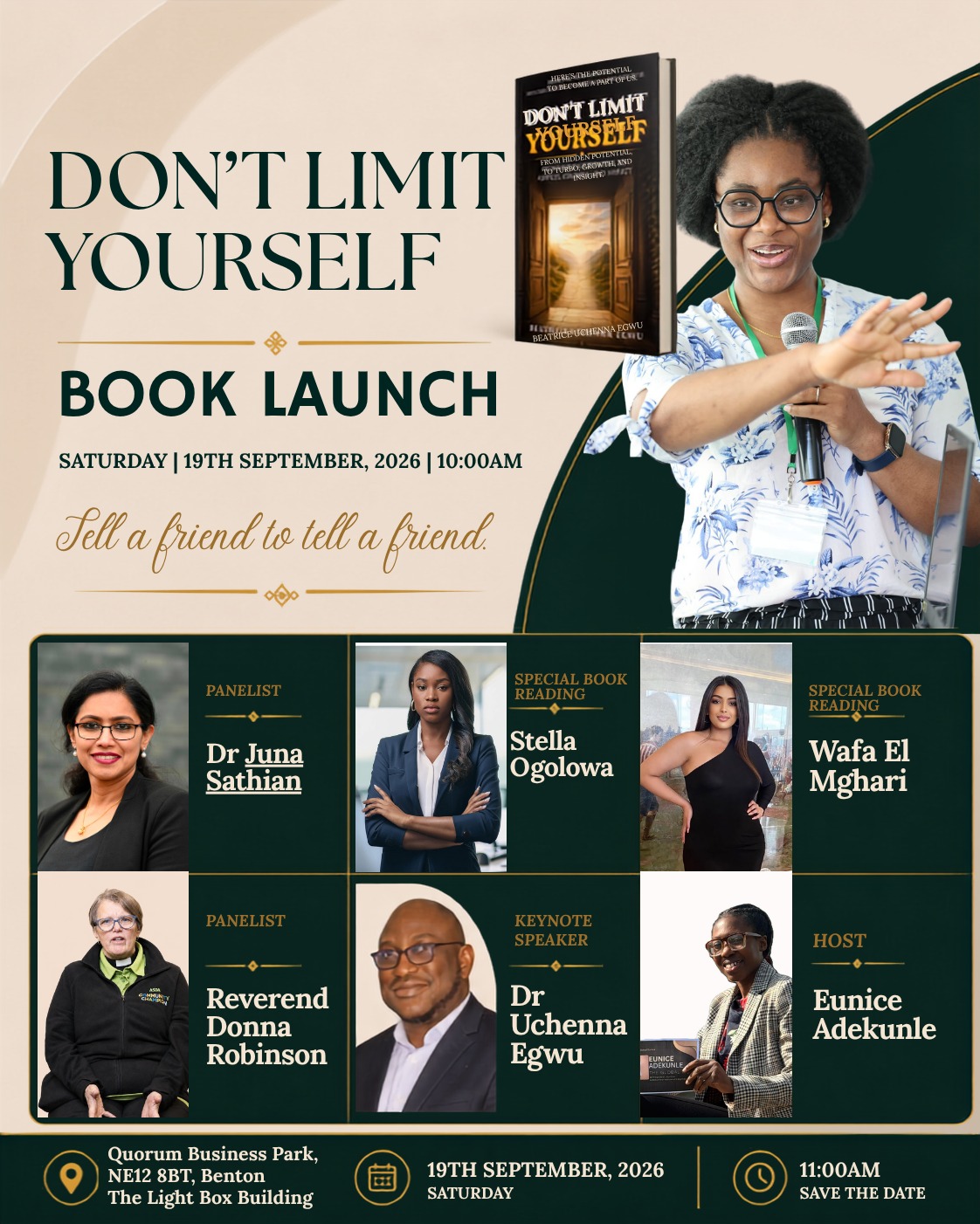 Don’t Limit Yourself — Book Launch 2026